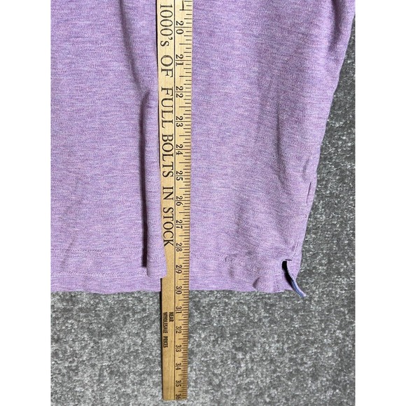 Banana Republic Short Sleeve Embroidered Elephant Polo Shirt Mens Size XL Purple - Picture 15 of 15